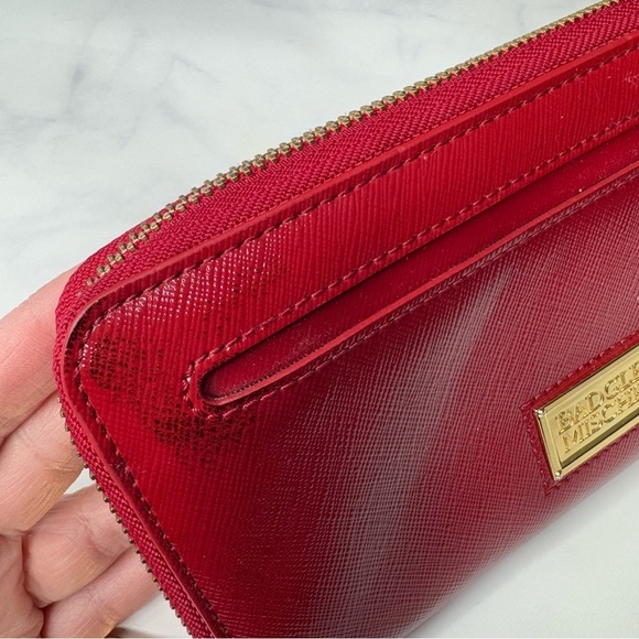 Badgley Mischka Red Patent Leather Wallet - Picture 9 of 11